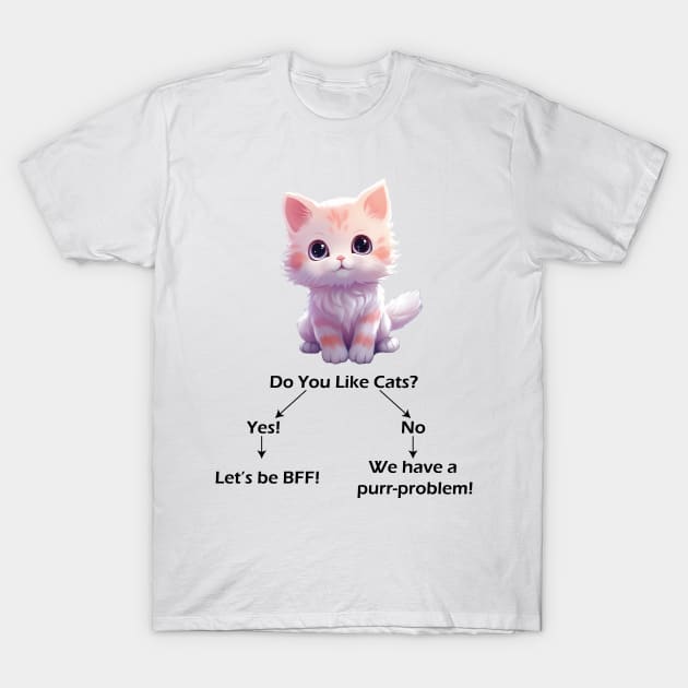 Cat Lover T-Shirt by Katia Galante Art